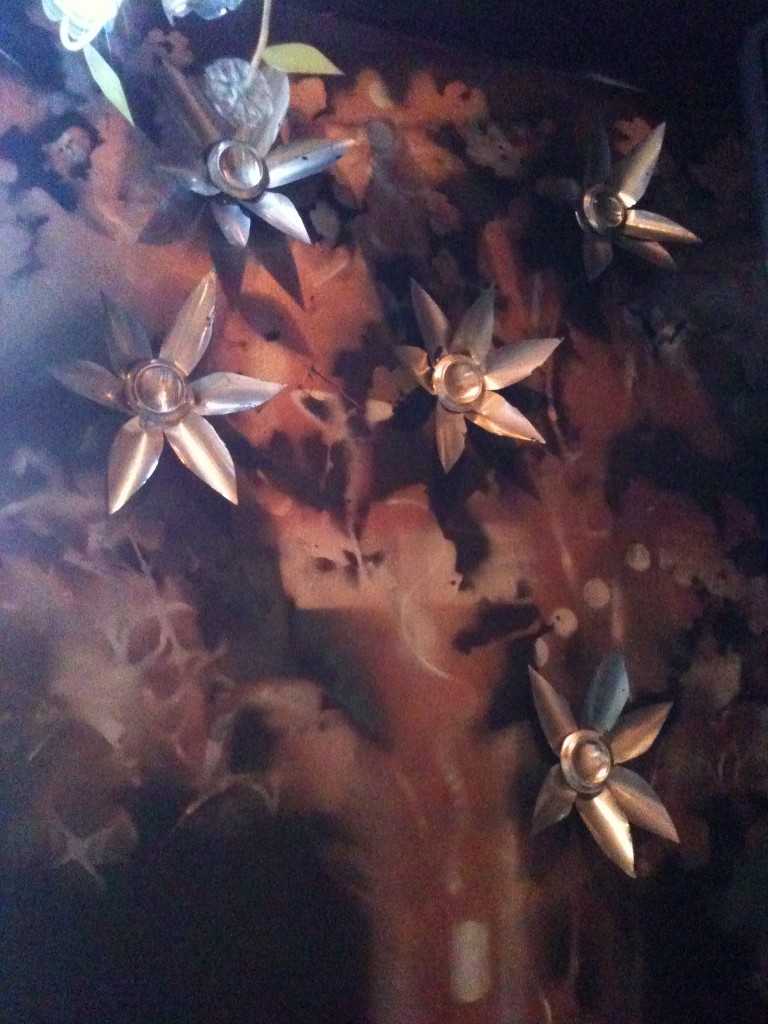 tin flowers