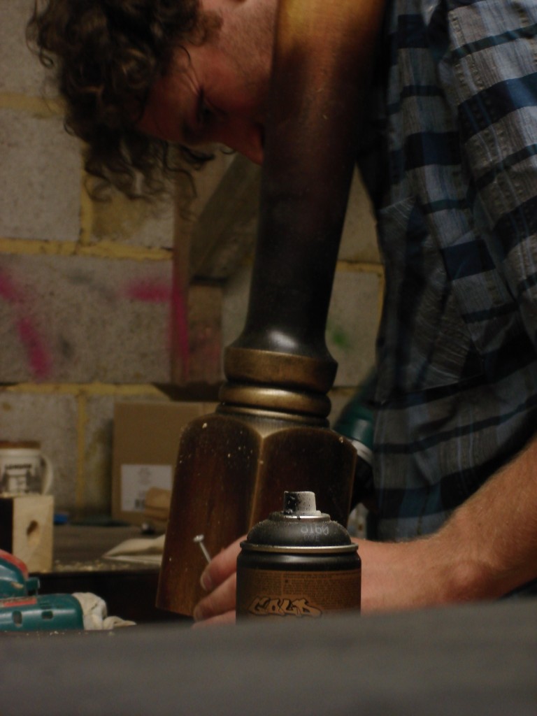 Tom at work